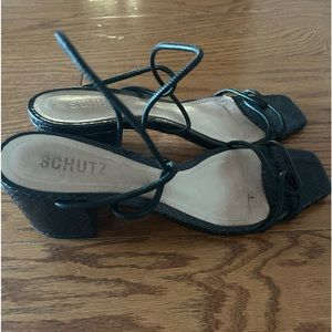 Shutz black heel